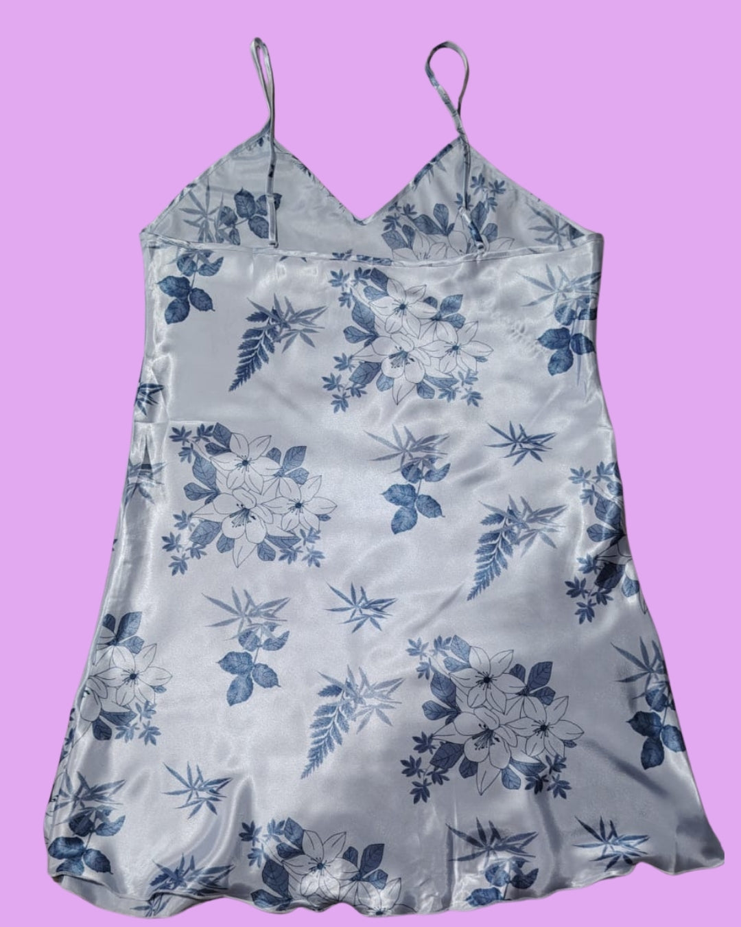 Pijama de Satín Floral