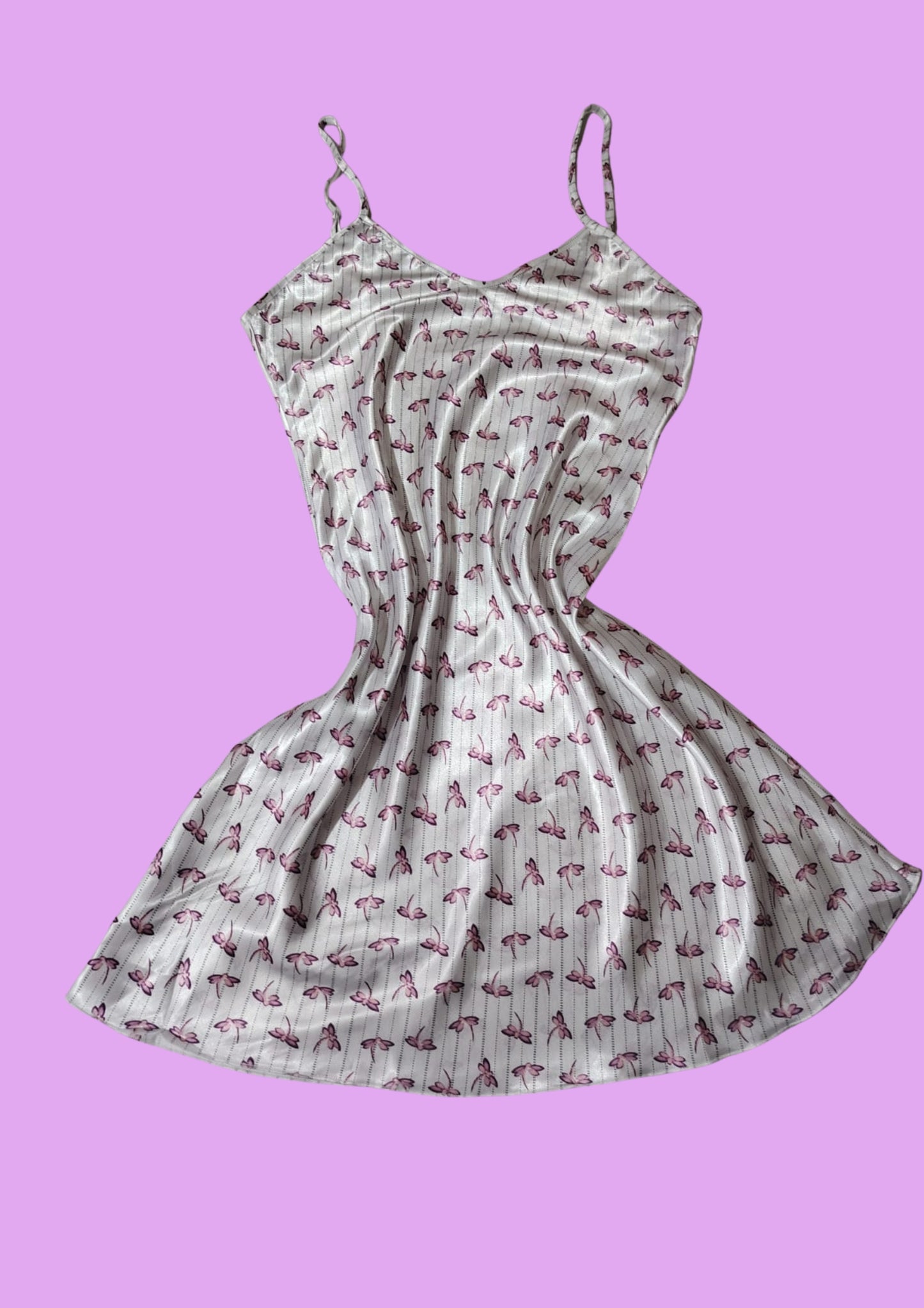 Pijama Satín Libélulas Rosadas