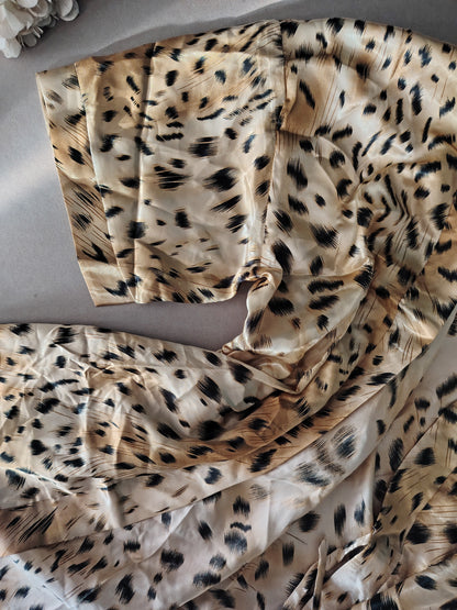 Conjunto Pijama Animal Print 🐅 + Bata